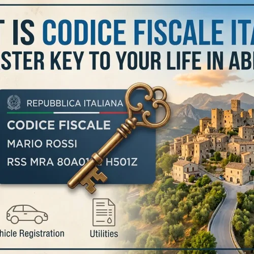 Was ist der Codice fiscale in Italien? Erfahre, warum du diese Steuernummer für deinen Umzug in die Abruzzen brauchst und wie wir sie stressfrei für dich beantragen.