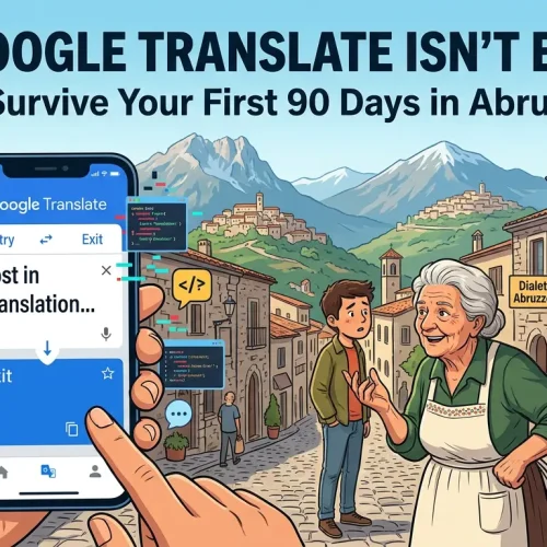 Planning to survive your first 90 days in Italy with just an app? Discover why Google Translate fails at the Comune or the doctor, and why you need local support.